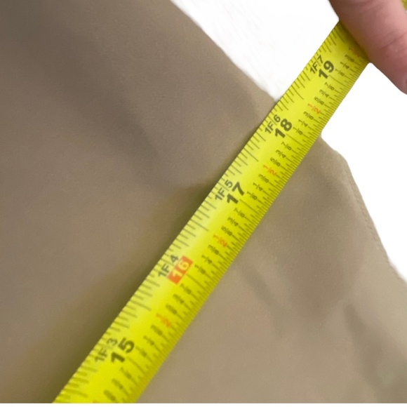 LANE JT Sleeveless top blouse w Shawl size M Medium Tan beige - Picture 12 of 12